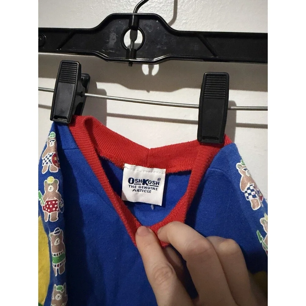 Vintage Oshkosh Colorblock Besr Short Sleeve 12 Months